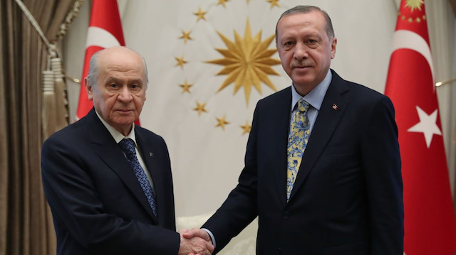 Arşiv: Cumhurbaşkanı Erdoğan, MHP lideri Bahçeli