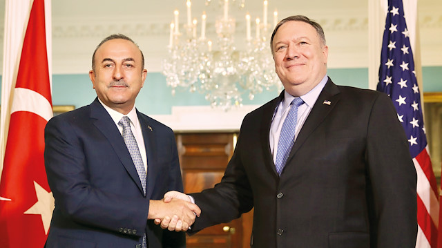 ​​Dışişleri Bakanı Mevlüt Çavuşoğlu, ABD Dışişleri Bakanı Mike Pompeo 