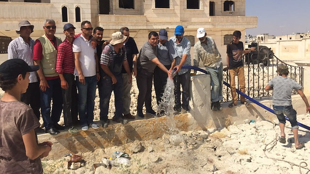 Turkey has drilled wells to meet the water needs of civilians in northern Syria