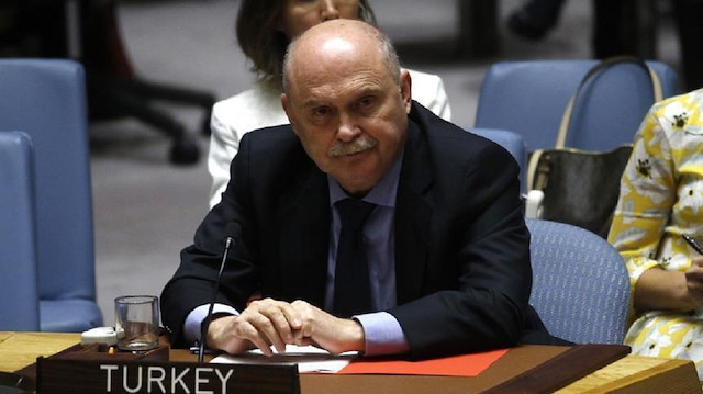 ممثل تركيا الدائم لدى الأمم المتحدة، فريدون سينيرلي أوغلو