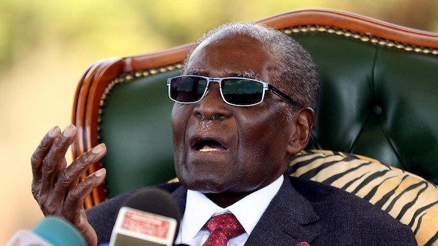 Zimbabwe's former president Robert Mugabe 