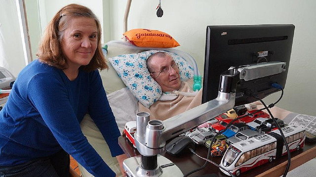 10 yıldır yatağa bağımlı yaşayan ALS hastası Vedat Ertürk, organlarını bağışladı.
