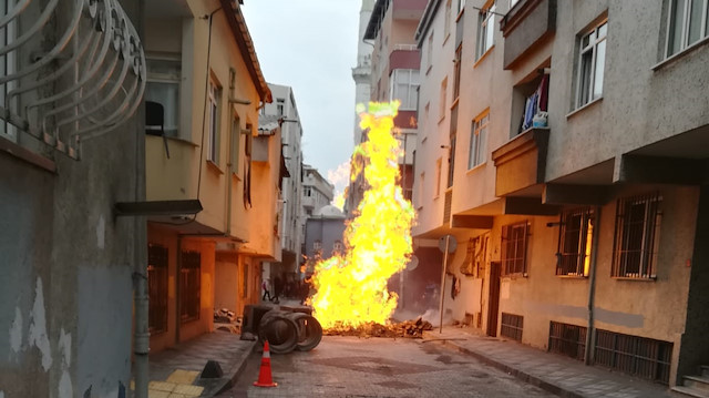 İstanbul Bağcılar'da doğalgaz patlaması
