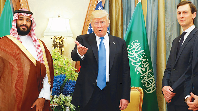 Suudi Prens Selman, ABD Başkanı Trump, Trump'ın danışmanı Kushner