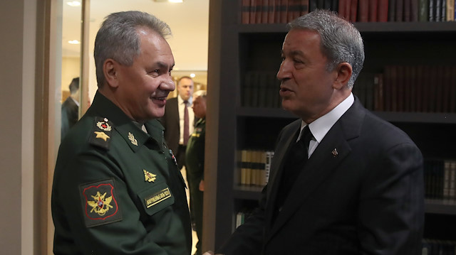 Rusya Savunma Bakanı Şoygu- Milli Savunma Bakanı Hulusi Akar