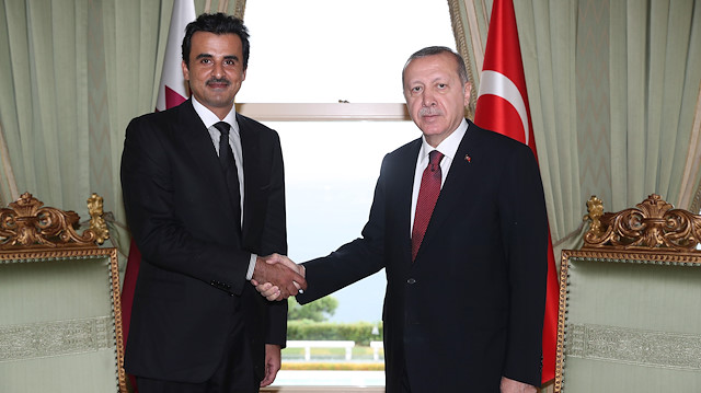 الرئيس التركي وأمير دولة قطر