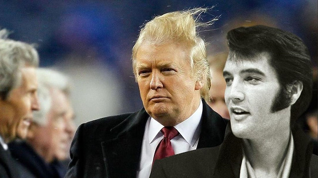 ABD Başkanı Donald Trump ve Elvis Presley 