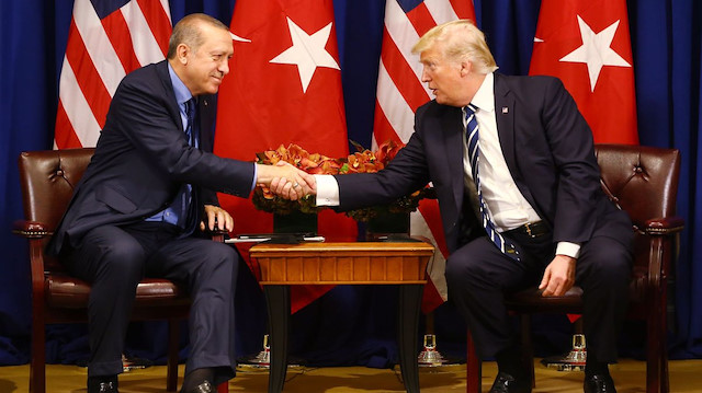Cumhurbaşkanı Recep Tayyip Erdoğan ve ABD Başkanı Donald Trump 