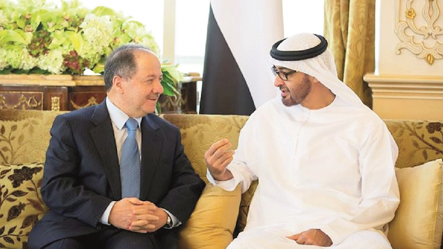 Mesud Barzani - Muhammed bin Zayed