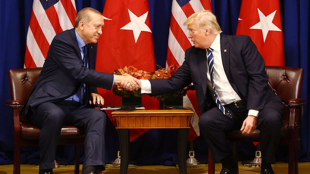 ABD Başkanı Trump ile Cumhurbaşkanı Erdoğan