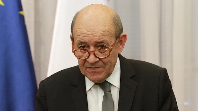 France's FM Jean-Yves Le Drian
