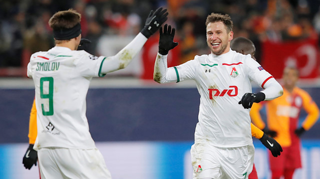 Lokomotiv Moskova, Galatasaray karşısında Krychowiak'ın attığı golle 1-0 öne geçti.