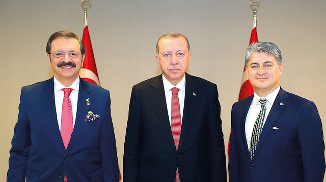 Rifat Hisarcıklıoğlu - Cumhurbaşkanı Recep Tayyip Erdoğan - Gürcan Karakaş