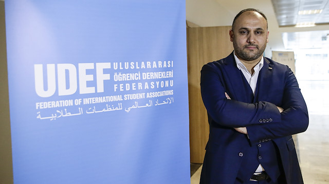 رئيس "اتحاد جمعيات الطلاب الدوليين " التركي، محمد علي بولاط