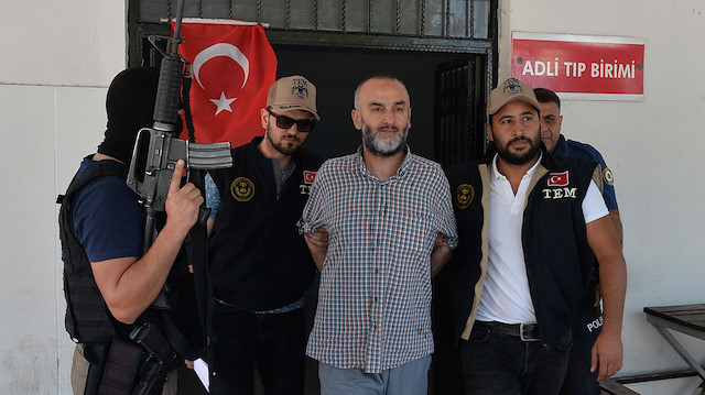 File photo: Turkish police detain a Daesh suspect in southern Turkey

