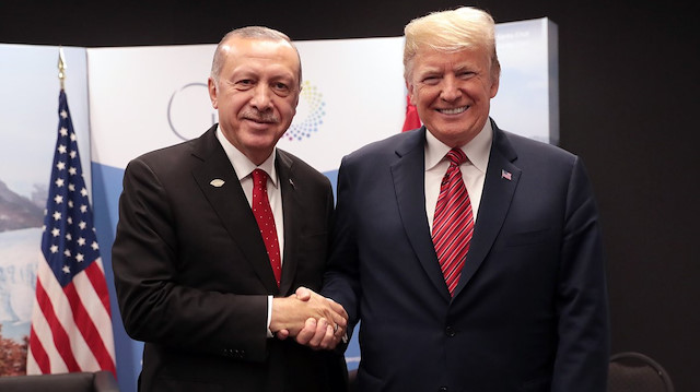 Cumhurbaşkanı Recep Tayyip Erdoğan ile ABD Başkanı Donald Trump