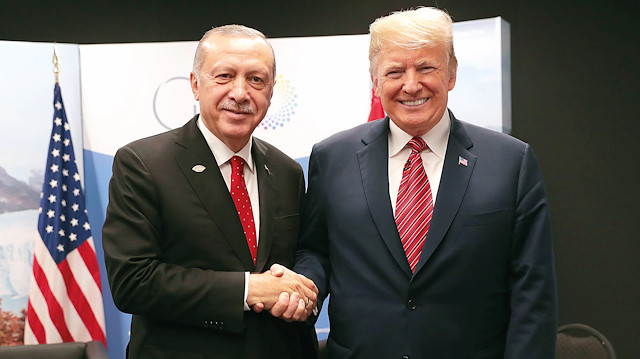 Cumhurbaşkanı Recep Tayyip Erdoğan - ABD Başkanı Donald Trump