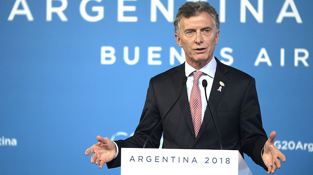 Arjantin Devlet Başkanı Mauricio Macri