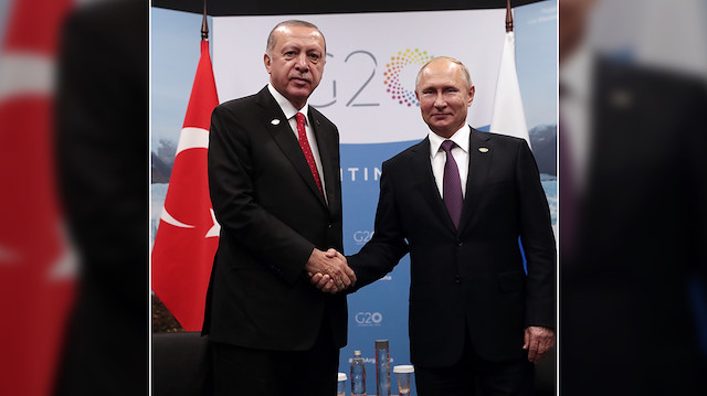 Cumhurbaşkanı Recep Tayyip Erdoğan ve Rusya Devlet Başkanı Vladimir Putin