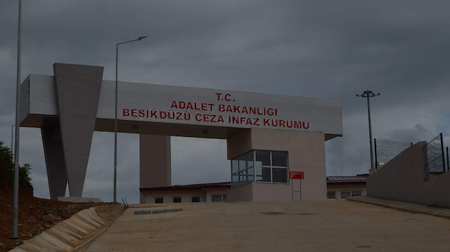 Trabzon’da Kasım ayında faaliyete geçen Beşikdüzü Cezaevi giriş kapısı