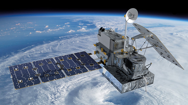 JAXA tarafından uzaya gönderilecek gözlem uydusunun konsept tasarımı. 