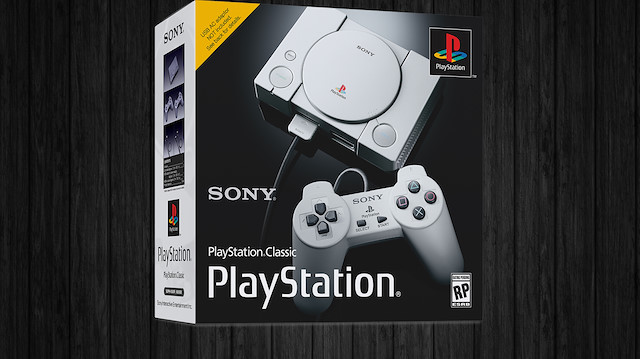 Sony Playstation Classic ilk versiyonuyla aynı kutu tasarımına sahip. 