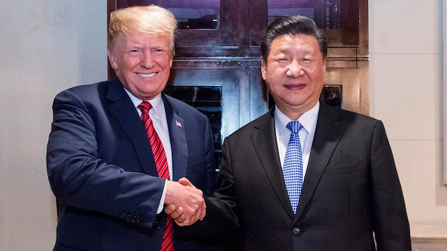 ABD Başkanı Trump ile Çin Devlet Başkanı Şi