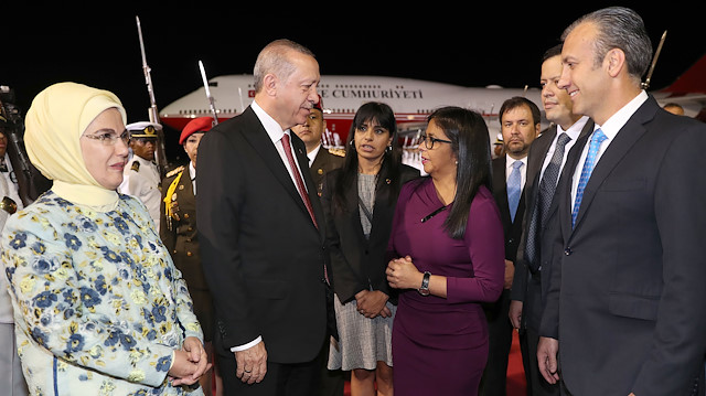 President of Turkey Recep Tayyip Erdogan in Venezuela

