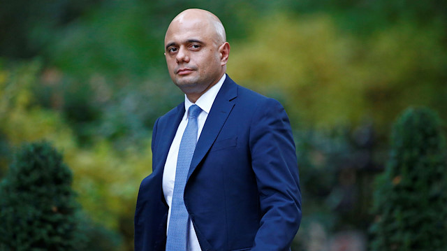 Britain's Secretary of State for the Home Department Sajid Javid 