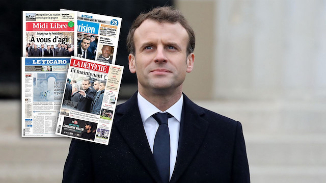 Fransa basını Macron'u arıyor