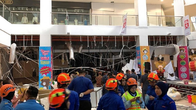 Malaysian security forces said the explosion could have resulted from a gas leakage.