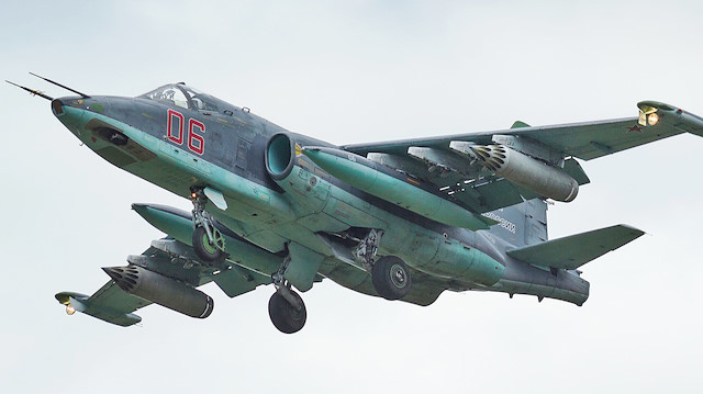 Su-25 tipi savaş uçağı