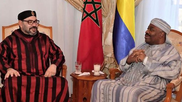 Gabon Cumhurbaşkanı Ali Bongo ve Fas Kralı 6. Muhammed