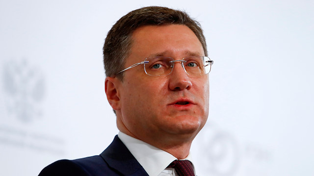 Russian Energy Minister Alexander Novak attends a session of the Russian Energy Week international forum in Moscow, Russia.
