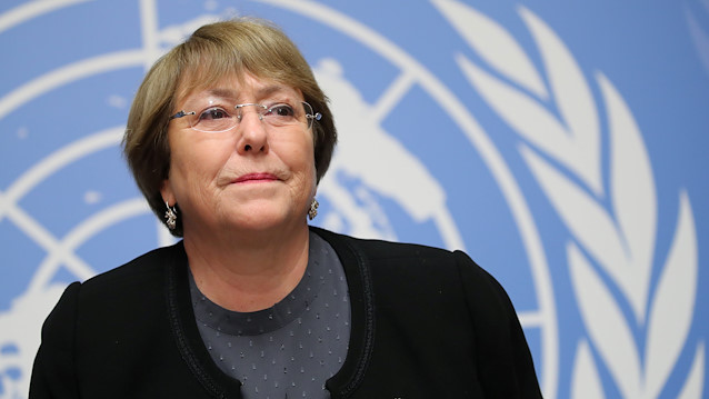 U.N. High Commissioner for Human Rights Michelle Bachelet 