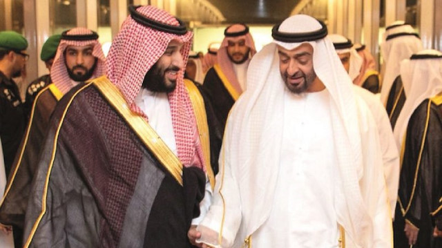 Crown princes Mohammad bin Salman and Mohammad bin Zayed