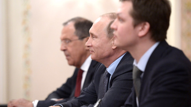Russian President Vladimir Putin meets with The Elders

