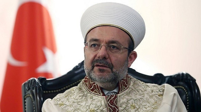 رئيس الشؤون الدينية، ورئيس مجلس الهيئة الإدارية لوقف الديانة التركي، علي أرباش