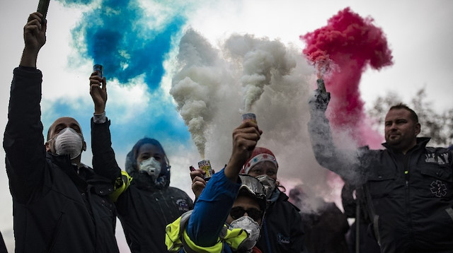 File photo : Protests in France