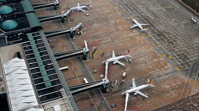 Views of Adnan Menderes Airport in Turkey's Izmir

