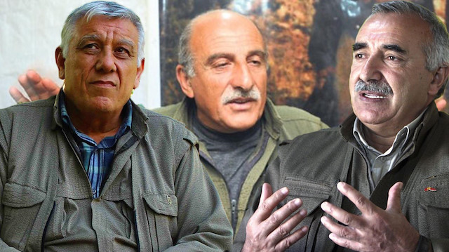 Terör örgütü PKK elebaşları, Cemil Bayık, Duran Kalkan, Murat Karayılan.