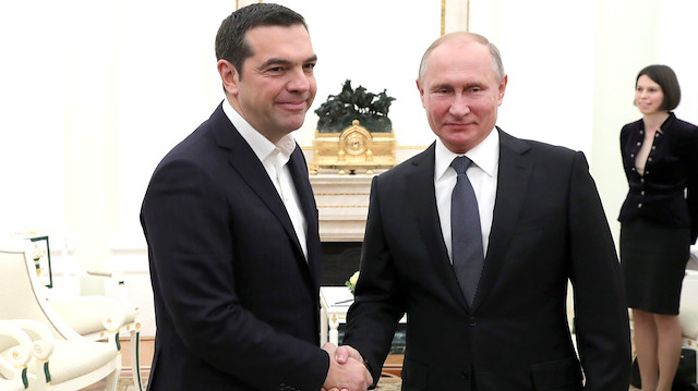 Rusya lideri Putin, Yunanistan Başbakanı Çipras ile Moskova'da bir araya geldi.