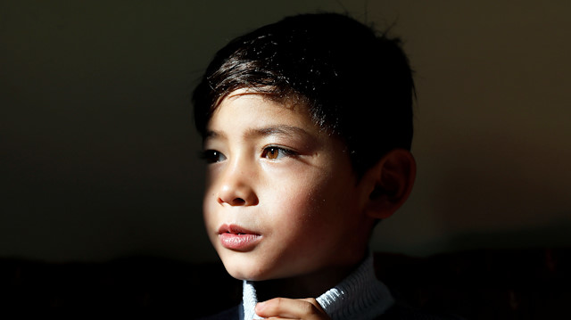 Murtaza Ahmadi, 7, an Afghan Lionel Messi fan