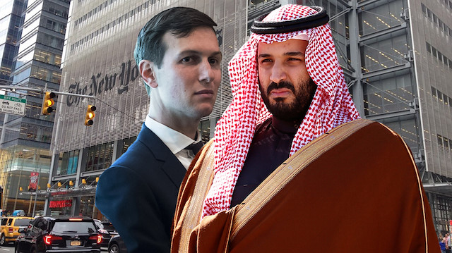 ABD Başkanı Donald Trump'ın damadı Jared Kushner ve Suudi Arabistan Veliaht Prensi Muhammed bin Selman