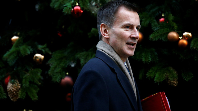 Britain's Secretary of State for Health, Jeremy Hunt 