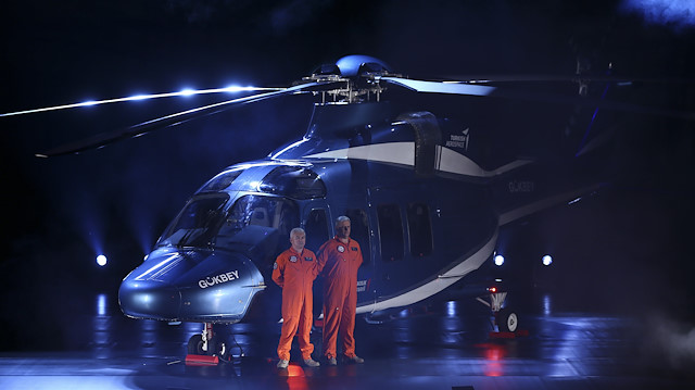 Cumhurbaşkanı Erdoğan T625 genel maksat helikopterinin isminin Gökbey olduğunu açıkladı.