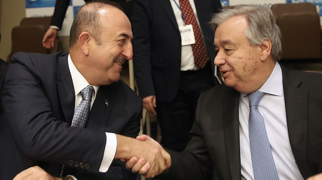 Arşiv: Dışişleri Bakanı Mevlüt Çavuşoğlu, BM Genel Sekreteri Antonio Guterres 