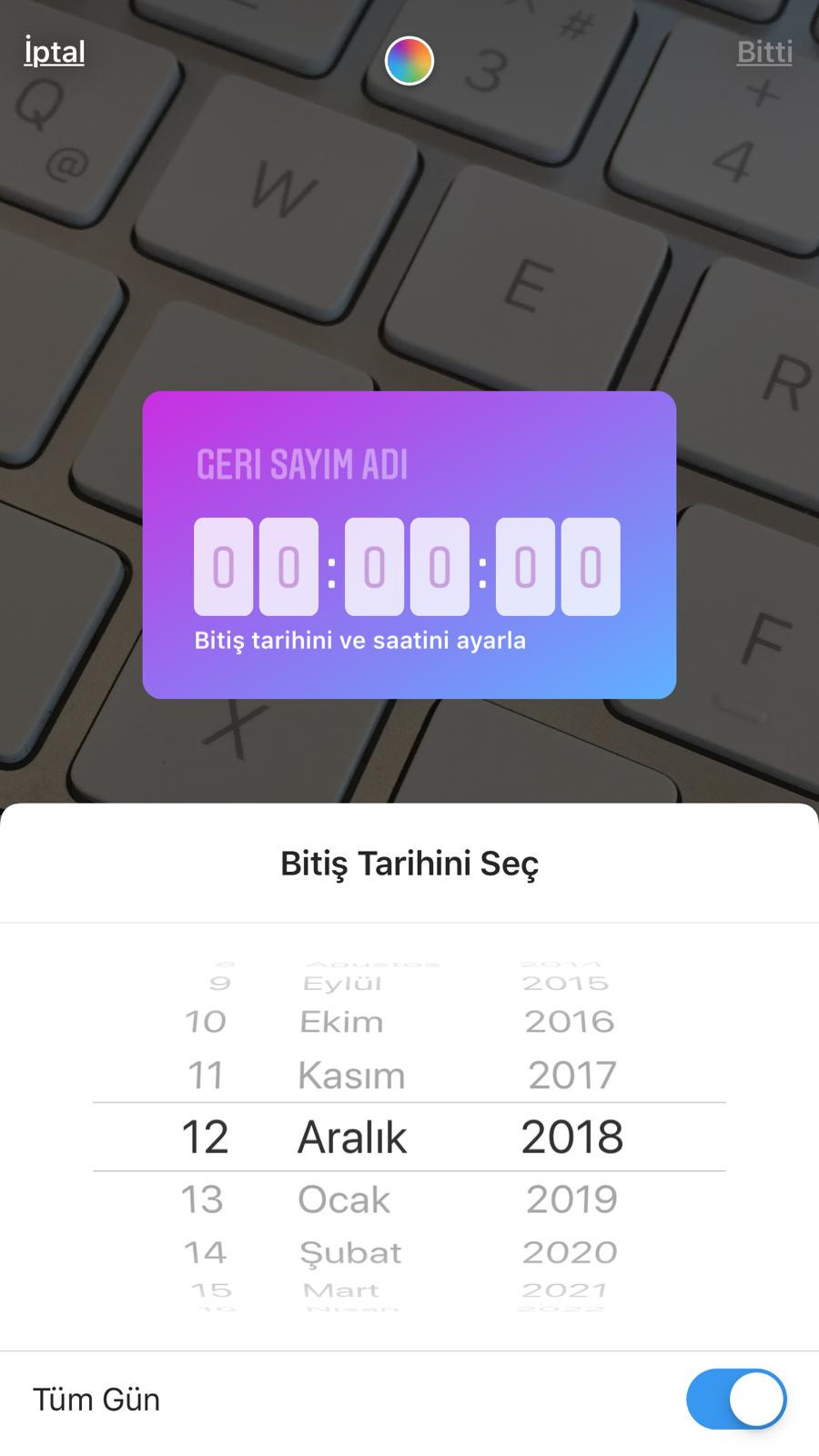Instagram Da Geri Sayim Ozelligi Nasil Kullanilir