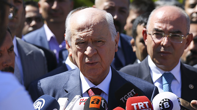 MHP Genel Başkanı Devlet Bahçeli.