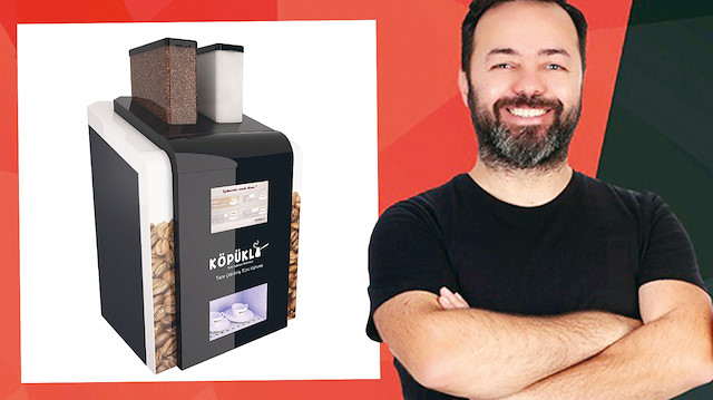 Girişimci Onur Çotur, ‘Akıllı Türk Kahve Makinesi’ ile çekirdekten Türk kahvesi hazırlayan bir ürün geliştirdi.